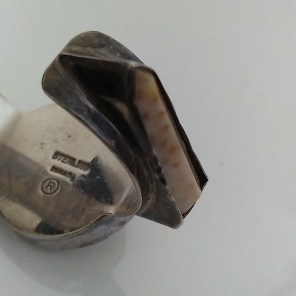 Unique Modernist Darla Nordstrom Sterling Silver Cuff VINTAGE - Picture 15 of 16